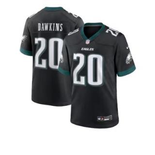 Brian Dawkins, Philadelphia Eagles Nike Alternate Game Jersey - Black